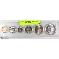1967 CENTENIAL SILVER COIN SET INCL GOOSE DOLLAR