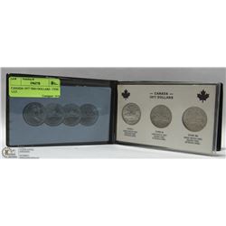 CANADA 1977 TRIO DOLLARS - TYPE 1,2,3.