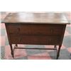 Image 1 : 2 DRAWER WOOD DRESSER.