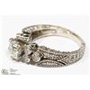 Image 3 : LADIES 14K WHITE GOLD DIAMOND RING, SI-2 ROUND