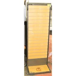 5FT FREE STANDING SLOTWALL FIXTURE PLUS 68"