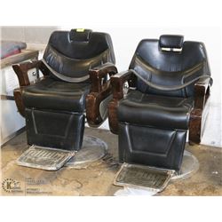 PAIR OF BARBER CHAIRS