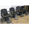 Image 1 : GROUP OF 4 BARBER CHAIRS