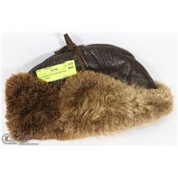 CANADIAN VINTAGE WINTER PILOT HAT LARGE.