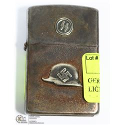 GERMAN WWII NAZI SS ZIPPO LIKE LIGHTER, MARKED