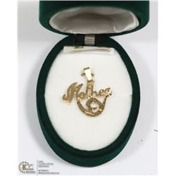 14K GOLD "MOTHER" CHARM