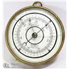 Image 1 : VINTAGE AIRQUIDE BRASS SHIP BAROMETER, GLASS IS