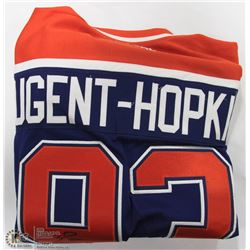 NUGENT HOPKINS EDMONTON OILERS JERSEY SIGNED