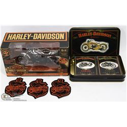 HARLEY DAVIDSON LOT.