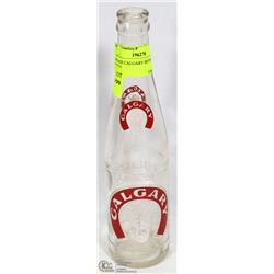 VINTAGE CALGARY BEVERAGE POP BOTTLE.