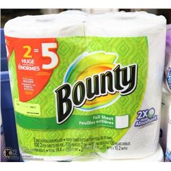PACK OF 2 JUMBO ROLL PAPER TOWEL BOUNTY OR ROYALE