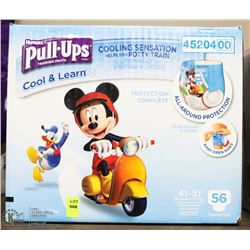 PACK OF 56 HUGGIES PULL UPS TRAINING PANTS 38-50LB
