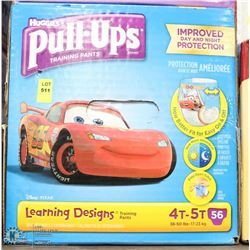 CASE OF 56 BOYS HUGGIES PULL UPS TRAINING PANTS