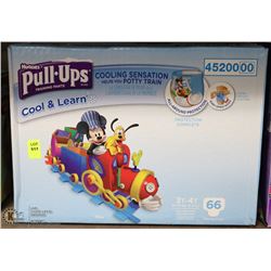 CASE OF 66 HUGGIES PULL UPS BOYS TRAINING PANTS