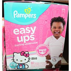 CASE OF 60 PAMPERS EASY UPS TRAINING UNDERWEAR