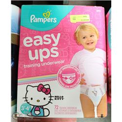 CASE OF 72 PAMPERS EASY UPS TRAINING UNDERWEAR