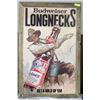 Image 1 : BUDWEISER LONGNECKS FRAMED POSTER 31"X47"