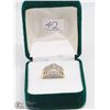 Image 2 : 42) 14KT GOLD RING W/ 1CT DIAMONDS