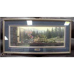 MORNING LIGHT BY  STEPHEN LYMAN WITH COA 47X24