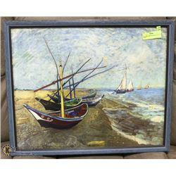 GALLERY WOOD FRAMED SAILBOAT PRINT