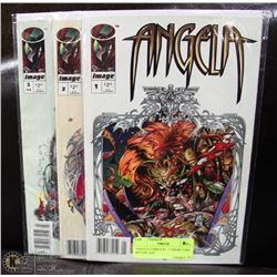 ANGELA COMICS #1 - 3 FROM TODD MCFARLANE
