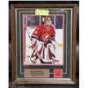 Image 1 : MARTIN BRODEU FRAMED PICTURE WITH PIN.