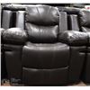 Image 3 : NEW NORWICH BROWN 76" RECLINING SOFA WITH