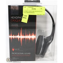 DJ SKIN OVER EAR HEADPHONES WITH MICROPHONE