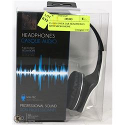 DJ SKIN OVER EAR HEADPHONES WITH MICROPHONE