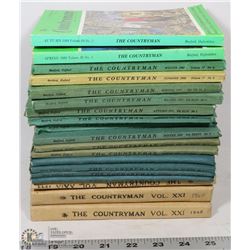 SET OF 19 VINTAGE COUNTRYMAN BOOKS 1940-85