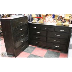 SHOWHOME DRESSER AND CHEST OF DRAWERS X2
