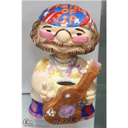 CERAMIC HIPPIE DUDE BOBBLEHEAD "MY STASH"