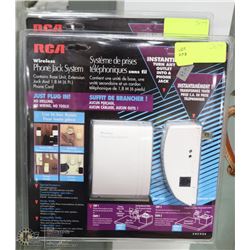 NEW RCA WIRELESS PHONE JACK SYSTEM