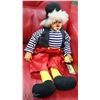 Image 1 : KASMA 27" CLOWN  SHELF SITTER - PORCELAIN REAL