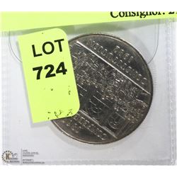 1867 - 1952 CONFEDERATION CONSTITUTION $1 COIN