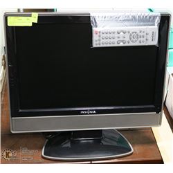INSIGNIA 19" FLAT SCREEN TV WITH REMOTE