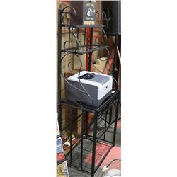 ESTATE BLACK METAL BAKER'S RACK