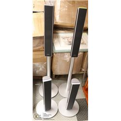 SET OF 4 SONY HOME ENTERTAINMENT SPEAKERS