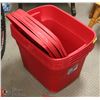 Image 1 : 5 STORAGE TOTES