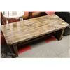 Image 1 : RUSTIC 100 YEAR OLD BARNWOOD BENCH