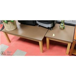 COFFEE TABLE 46X29X18, END TABLE 23X23X18