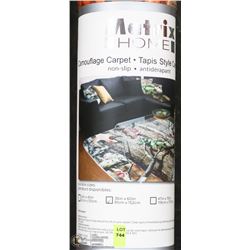 NEW 36"X60" CAMOUFLAGE CARPET AS THEY COME