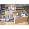 Image 1 : PALLET WITH 2 BOXES OF DISNEY VHS TAPES & A BOX OF