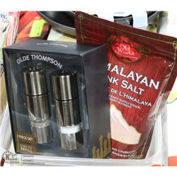 FLAT WITH OLD WORLD SALT COMPANY HIMALAYAN PINK