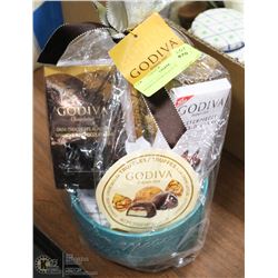 GODIVA CHOCOLATE GIFT BASKET