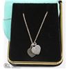 Image 1 : AUTHENIC TIFFANY & COMPANY HEART NECKLACE &