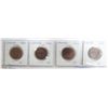 Image 1 : SET OF 4 CANADIAN LARGE CENT COINS.