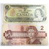 Image 1 : VINTAGE SET OF $2 BILL & $1 BILL