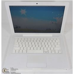 WHITE APPLE MACBOOK LAPTOP W/ MS OFFICE