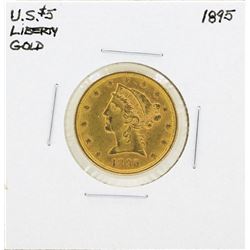 1895 $5 Liberty Head Half Eagle Gold Coin